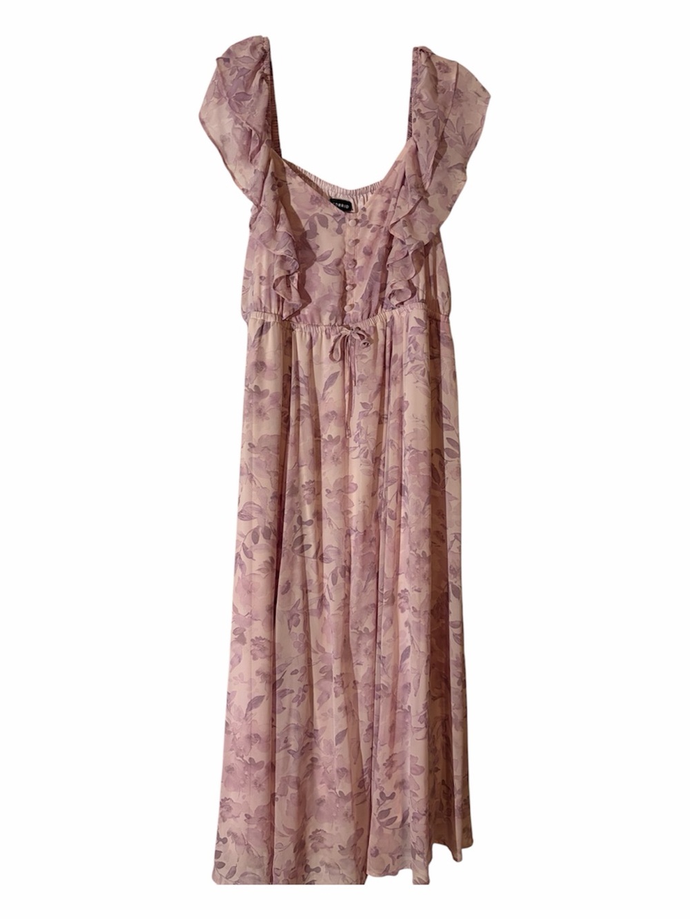 torrid  Floral Ruffle Maxi Dress